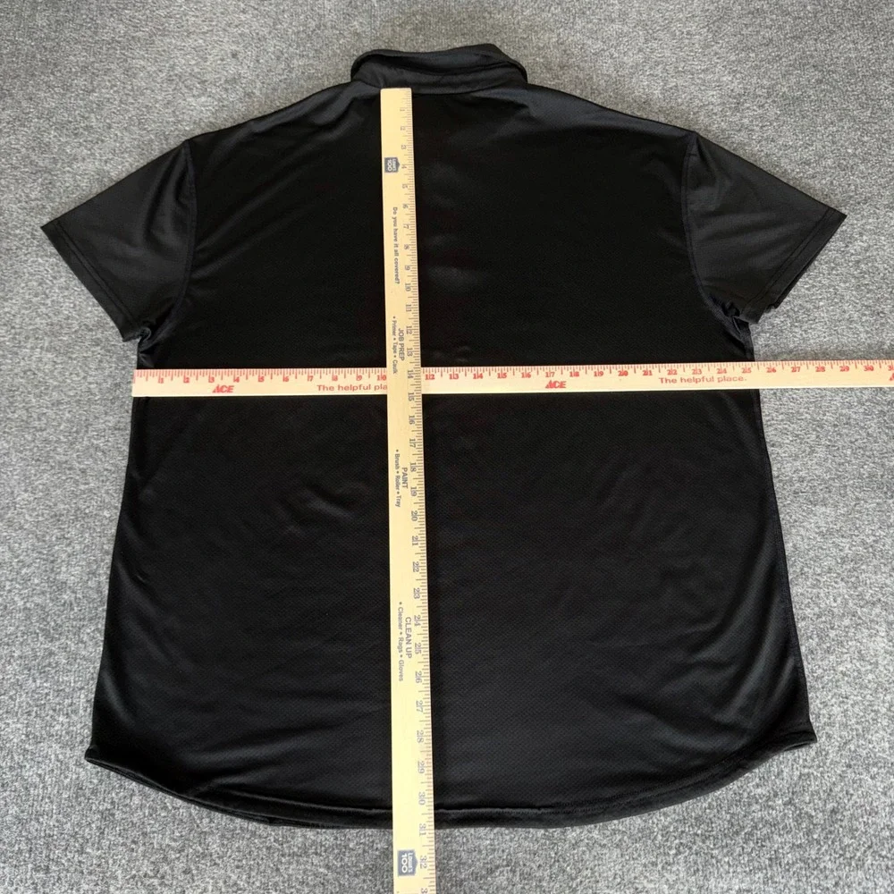 BYLT Basics Performance Polo Shirt Mens XXL Black Athletic‎ Golf Casual Stretch - Picture 3 of 6